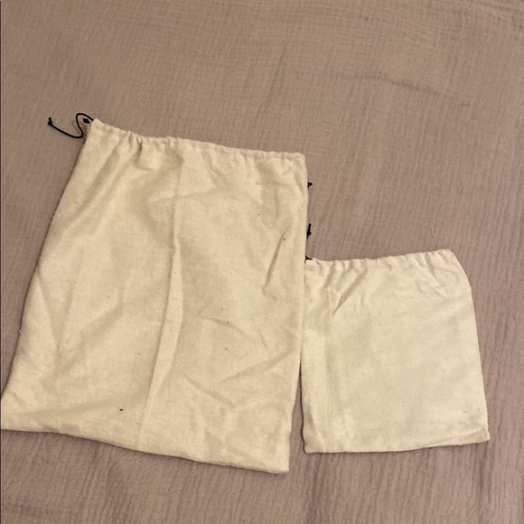 Michael Aram Cream Drawstring Bags Set - Picture 2 of 4